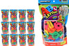 JA-RU ABC Magnetic Letters & Numbers (12 Bags) Colorful Plastic Letters Uppercase & Numbers Refrigerator Magnets for Kids. Educa