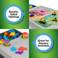 Simplay3 Indoor Outdoor Sand And Water Sensory Activity Table For Toddlers, Kids All-Purpose Table With Lid And Built-In Storage