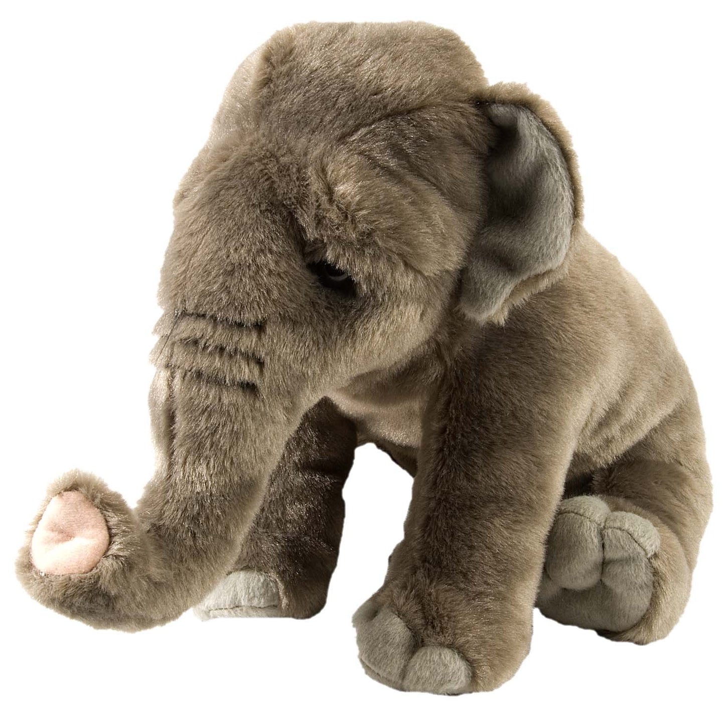 WILD REPUBLIC Plush Asian Elephant Stuffed Animal, 12" Cuddlekins, Multi Color, Polyester Material, Model 11715