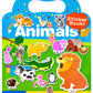 Benresive Reusable Sticker Books For Kids 2-4, Sticker Books For Toddlers 1-3, Toddler Sticker Book Age 2-4, Toddler Travel Toys Activities Crafts Gifts - Animals Sticker Book