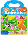 Benresive Reusable Sticker Books For Kids 2-4, Sticker Books For Toddlers 1-3, Toddler Sticker Book Age 2-4, Toddler Travel Toys Activities Crafts Gifts - Animals Sticker Book