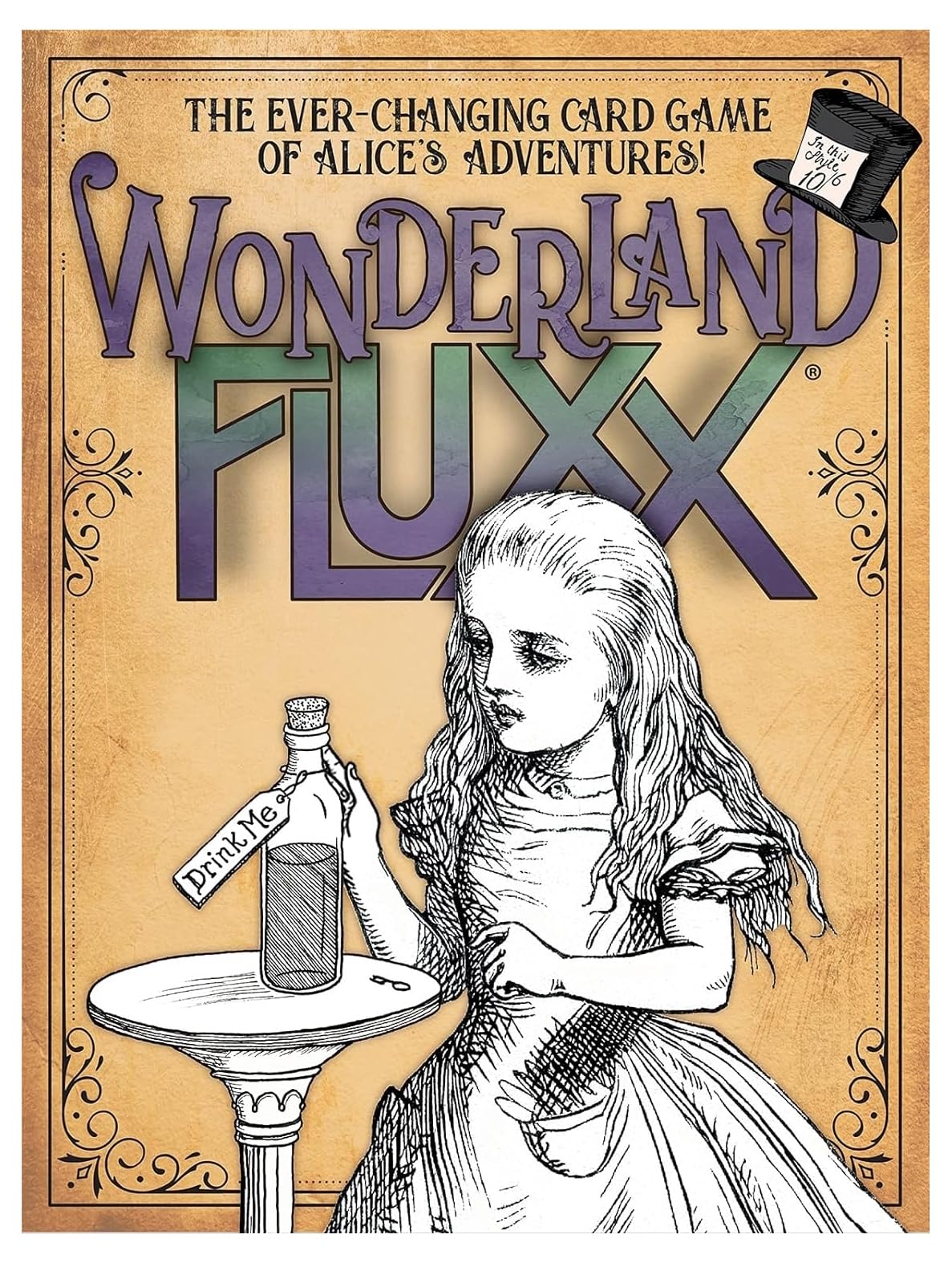 Wonderland Fluxx Card Game - Topsy-Turvy Wonderland Adventure