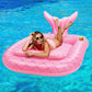 Heysplash Inflatable Tanning Pool Lounger Float, 72.8 * 49.2' Inflatable Ride-Ons Pool Rafts Swimming Pool Float, Summer Beach Party Swimming Floaty Bed Floatie Pool Toys