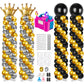 Toosci 4 Sets Metal Balloon Column Stand And Electric Balloon Pump, Adjustable 9 Feet Balloon Stands For Floor, Balloon Column K
