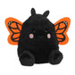 Aurora Adorable Palm Pals Reyna Monarch Butterfly Stuffed Animal - Fun Collectible Plush for Kids and mature-themed Collectors - Perfect for Decorating Rooms and Birthday Gifts - Black 5 Inches