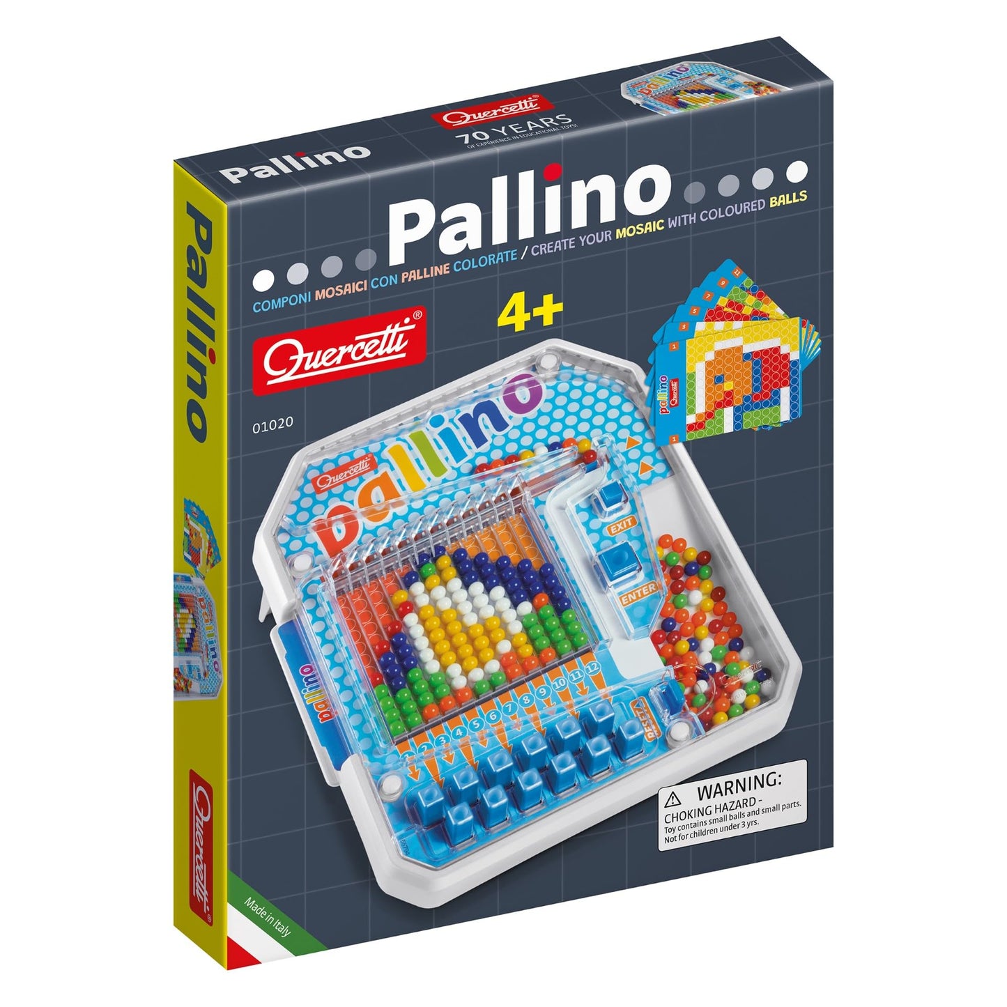 Quercetti Pallino Colored Ball Mosaic Game
