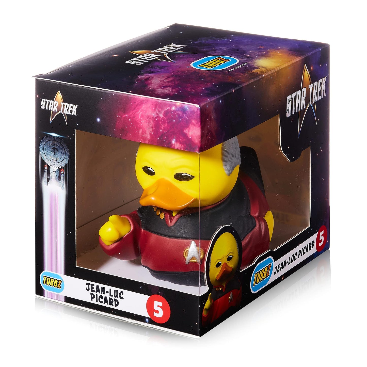 Tubbz Boxed Edition Jean-Luc Picard Collectible Vinyl Rubber Duck Figure - Official Star Trek Merchandise - Tv, Movies & Video Games