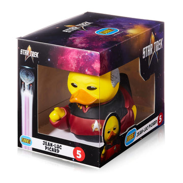 Tubbz Boxed Edition Jean-Luc Picard Collectible Vinyl Rubber Duck Figure - Official Star Trek Merchandise - Tv, Movies & Video Games