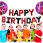 Miraculous Ladybug Large 20'' Birthday Helium Foil Balloons 2 Pcs | Colorful Design For Miraculous Ladybug Party Supplies And De