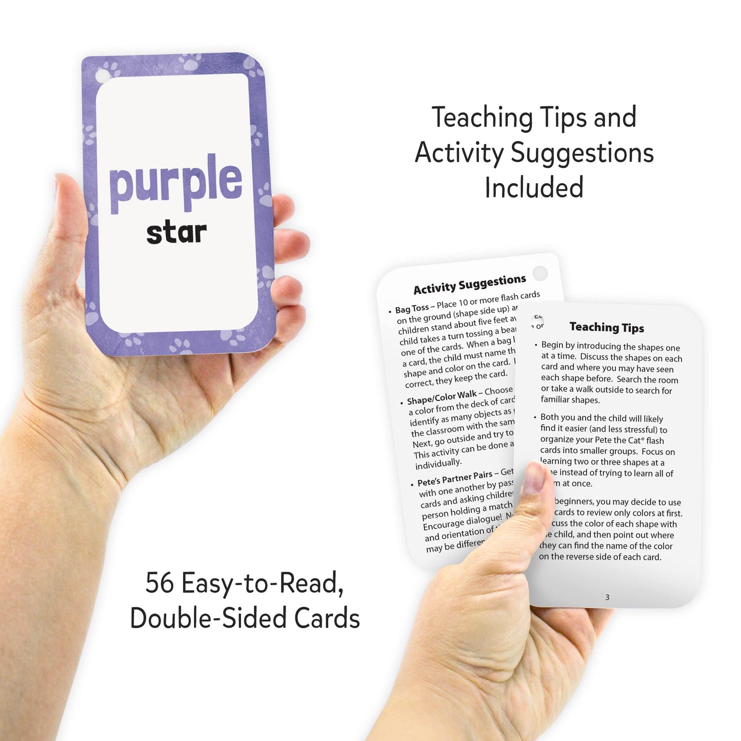 Teacher Created Resources Pete The Cat Shapes & Colors Flash Cards (Ep62067), Ors Flash Cards