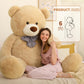 Maogolan Big Teddy Bear 6 Feet,Life Size Huge Teddy Bear Plush Stuffed Animal,Adorable And Soft Teddy Bear Gift For Christmas,Valentines,Birthday,Or Long Distance