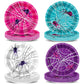 60Pcs 7 Pink Spider Party Supplies Super Theme Hero Dessert Plates Decorations Spiderweb Disposable Paper Plates Pink Ghost Sp