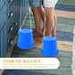 3 Pairs Bucket Stilts Plastic Walking Cups Children Kids Stepper Toy Walking Stilts Balance Buckets for Balance Training Outdoor