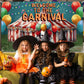 Avezano Halloween Circus Decorations Creepy Carnival Banner 6 x 3.6 ft Scary Circus Halloween Party Backdrop Indoor Outdoor