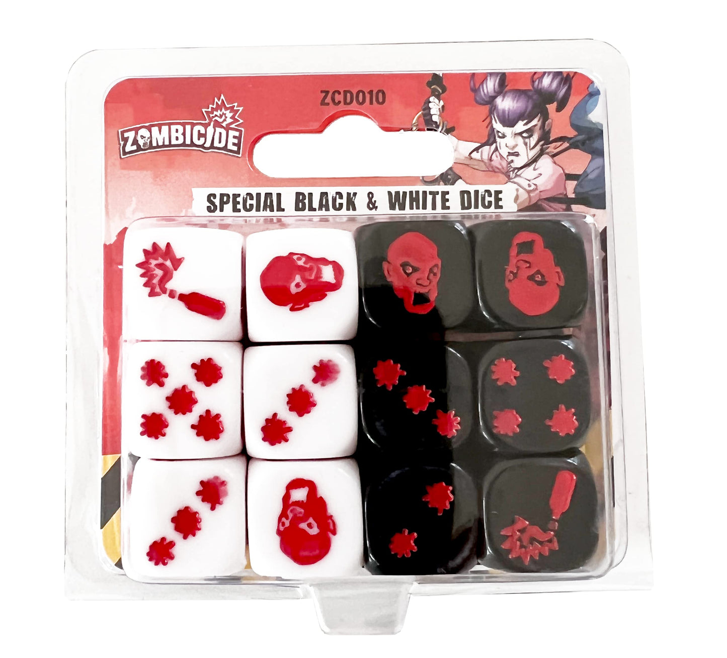 Zombicide 2Nd Edition Special Black And White Dice | Strategy Board Game | Cooperative Game For Teens And Adults | Zombie Board