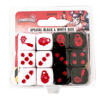 Zombicide 2Nd Edition Special Black And White Dice | Strategy Board Game | Cooperative Game For Teens And Adults | Zombie Board