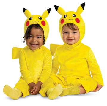 Pokemon Pikachu Toddler Posh Romper Costume  Medium (3T-4T)