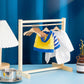 Civaner 44 Pcs Doll Garment Rack With Wooden Clothes Hanger For 18 Inch Girl Doll Clothes Mini Hangers Wardrobe Furniture Access