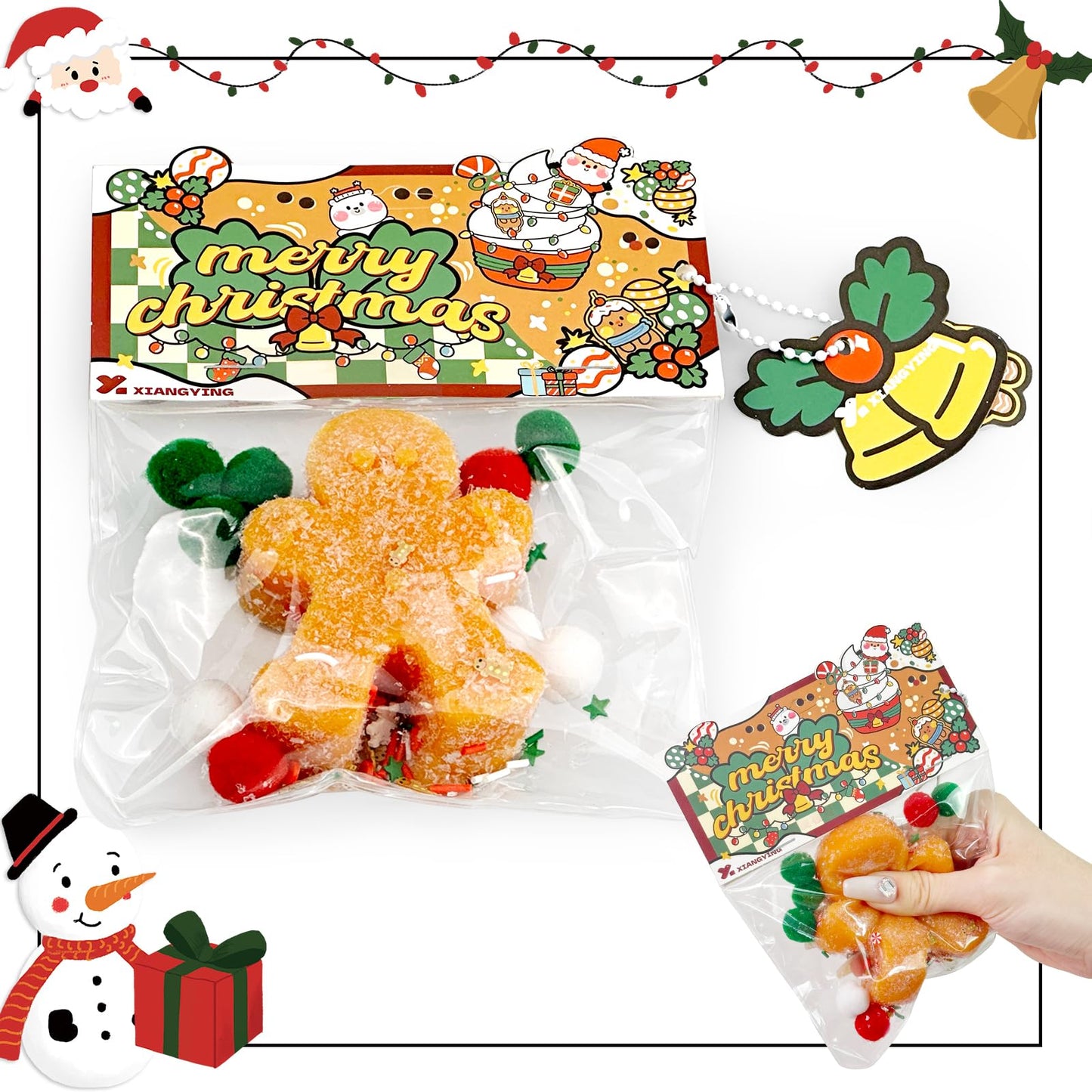 TiTiC Valentines Cute Kawaii Cat Paw Squeeze Toys  Stress Relief  Cute Soft Toys for Anniversary (Biscuit)