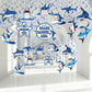 Censen 30 Pieces Shark Hanging Swirls Decorations Shark Party Supplies Ocean Sea Foil Swirls Hanging Ceiling Decoration for Sea 