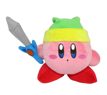 Little Buddy Kirby's Adventure All Star Collection Kirby decorative replica blade Stuffed Plush  6  Multi-Colored  Model:1626