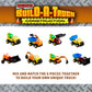 POPULAR PLAYTHINGS Magnetic Build-A-Truck Toy Set, 5 Pieces, Plastic, Multi-Color, Model PPT60401JP