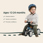 Retrospec Cricket Baby Walker Balance Bike With 4 Wheels For Ages 12-24 Months - Toddler Bicycle Toy For 1 Year Old’S - Ride On Toys For Boys & Girls