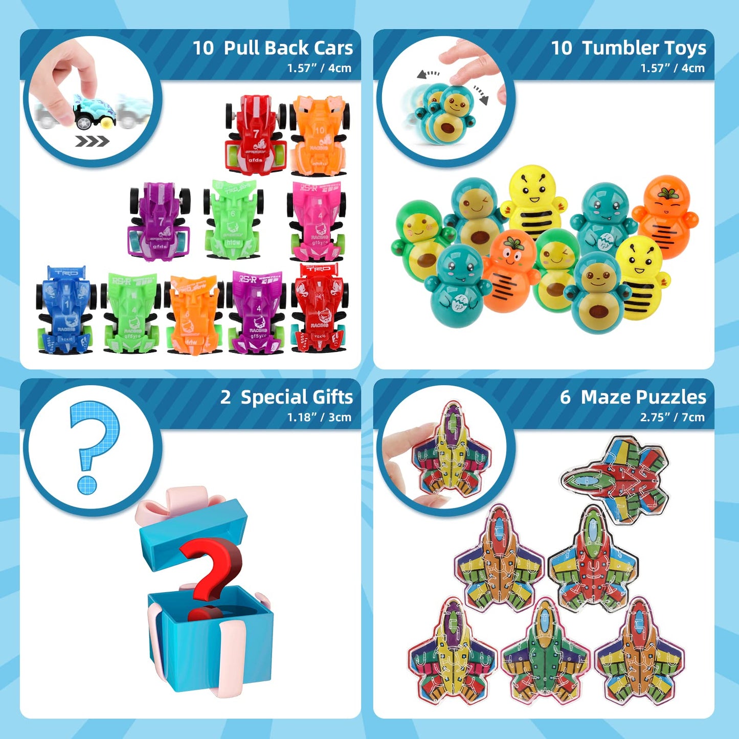 Nicknack 120Pcs Party Favors For Kids, Pinata Stuffers Toy Assortment For Kids Birthday Treasure Box Toys For Classroom, Stocking Stuffers, Carnival Prizes
