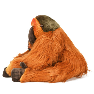 Tchtlk Orangutan Stuffed Animal, Realistic Chimpanzee Plush, Cute Ape Plush Toy Gift, Stuffed Animals, 20 Inch (Full Length)