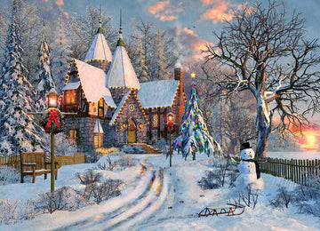 Christmas Cottage By Dominic Davison