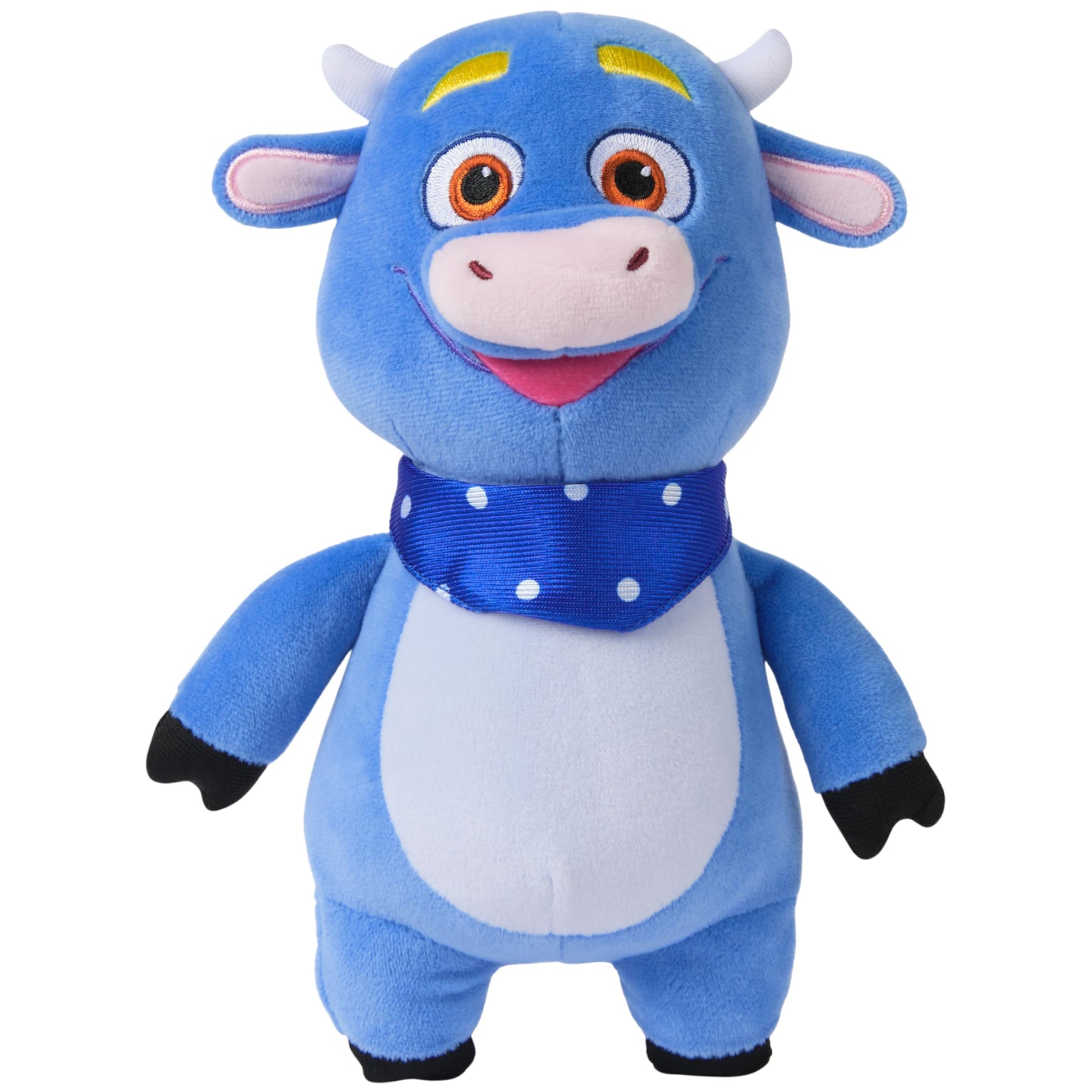 Dora Official Benny Plush Cow, Educational Toys, Plush Toys, Cow Stuffed Animal for Ages 3 and Up, 8