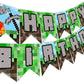 Pixel Party Happy Birthday Banner - Made in the USA - Blast