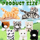 Libima 8 Pcs Cat Stuffed Animals Bulk 8 Inch Plush Kittens Cat Theme Party Favors Carnival Awards Birthday Party Gifts Assorted