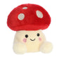 Aurora® Amanita Mushroom™ Stuffed Animal - Pocket-Sized, Red, 5 Inches, Polyester - Adorable Palm Pals™ Collectible