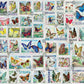 Eurographics (Eurhr Butterflies Vintage Stamps 500Piece Puzzle 500Piece Jigsaw Puzzle