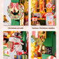 ROBOTIME DIY Miniature House Kit for mature-themed and Teens  Tiny House Building Kit for Family and Friends  Mini Wooden Dollhouse Kit for Halloween/Christmas/Birthday Gifts (Christmas Candy Stand)
