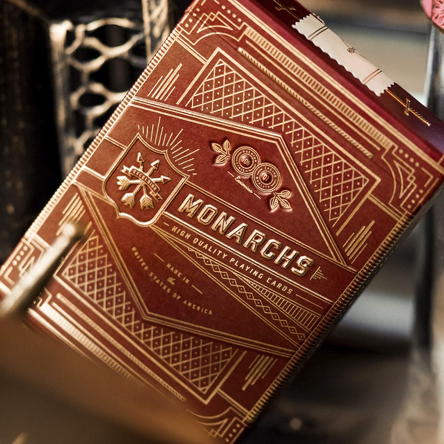 Monarch Playing Cards (Red) By Theory11