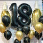 40 Inch Black 18 Number Balloons Giant 18 Balloons Black Birthday Balloons 18Th Birthday Anniversary Events Party Decorations Su