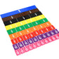 Learning Advantage Fraction/Decimal Tiles - Set Of 51 - Double-Sided Rainbow Tiles - Visual, Hands-On Math Resource - Teach Fractions, Decimals And Equivalents, 7673