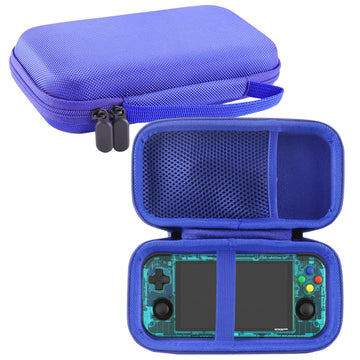 Werjia Hard Carrying Case Compatible With Retroid Pocket 4/4Pro/Pocket 3/3 Plus Retro Game Handheld Console (For Retroid Pocket 3 Blue)