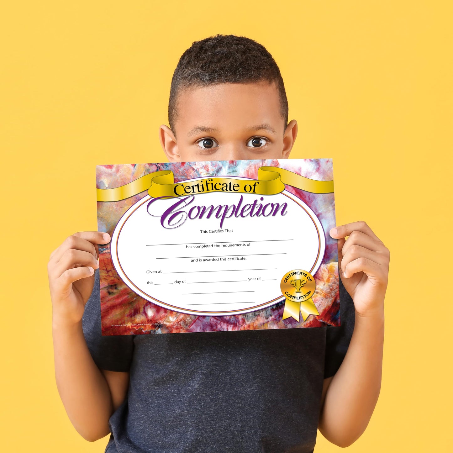Hayes Certificate Of Completion, Customizable Certificates For Graduation, Achievement, Course Completion, Full-Color Matte Finish, 8.5' X 11' - 30 Pack
