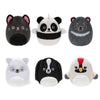 Squishville By Original Squishmallows Black And White Squad Plush - Six 2-Inch Squishmallows Plush Including Tajo, Kayce, Bambalina, Landi, Nathaniel, And Basma - Toys For Kids