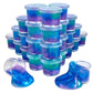 Playbees Mini Galaxy Slime 24 Pack Marbled Unicorn Slime Party Favors Safe For Girls Boys Stretchy & Non-Sticky Super Soft Sludg