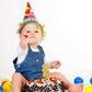 BBTO Half Birthday Candle 1/2 Year Old Cake Topper for Babys Half Year Old Birthday Anniversary Celebration Party Decorations(G