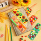 JULBEAR 36 Sets Fall Crafts Kits DIY Blank Foam Decorations Sets Leaf Foam Self-Adhesive Stickers Arts for Kids Autumn Thanksgiv