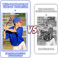 50 Count Card Sleeves Hard Plastic, 3''X4'' Baseball Card Protectors Hard Plastic For Baseball, Football And Game Cards