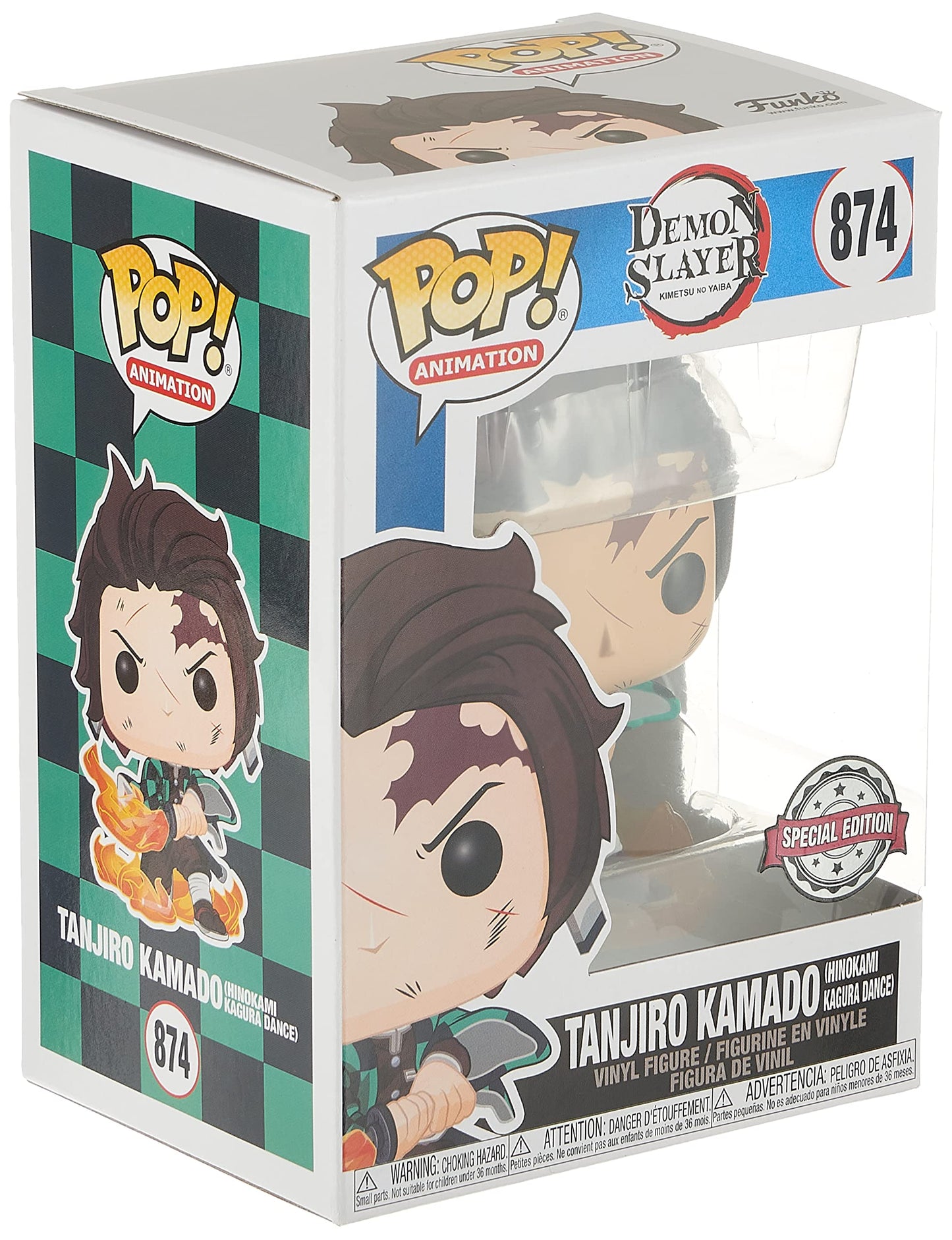 Funko Pop Demon Slayer Tanjiro Kamado with Flaming cutting edge