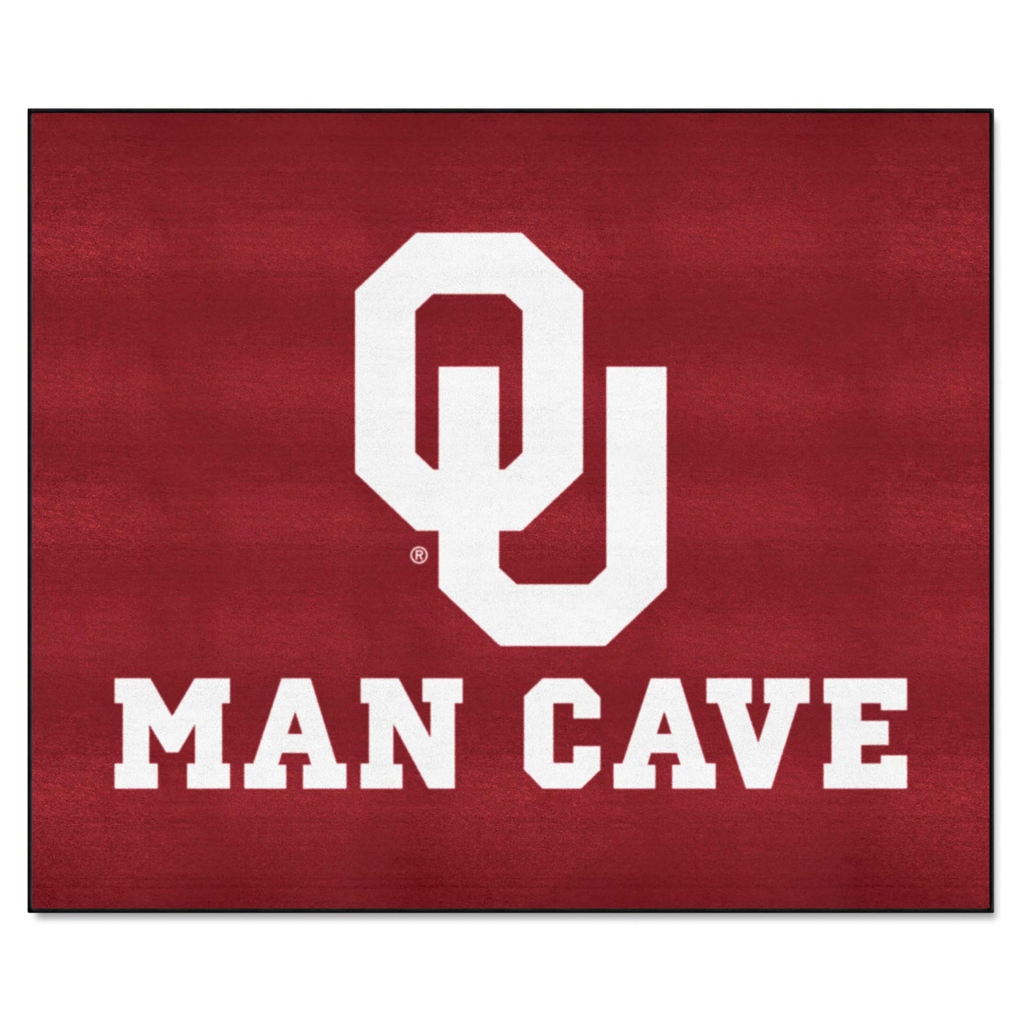 FANMATS 14686 Oklahoma Sooners Man Cave Tailgater Rug - 5ft. x 6ft. Sports Fan Area Rug, Home Decor Rug and Tailgating Mat