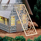 4Pcs Miniature Dollhouse Furniture, Chinese Style Wood Screen Model, Decorative Mini House Screen For Dollhouse Living Room, Ret