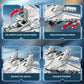 Reobrix J-15 Fighter Jet Building Set Military Air Jet with Movable Wings Single Seater Fighter 33028 Aircraft Model Kits Military Displays Gift for mature-themed Teens Boys 14+ 1066PCS